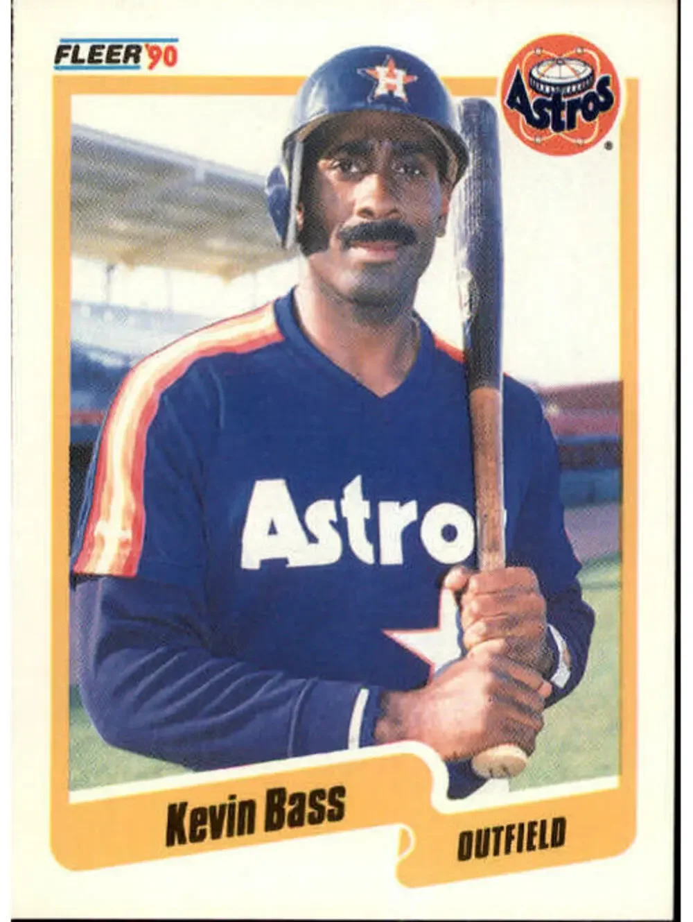 1990 Kevin Bass Fleer Baseball Card #223
